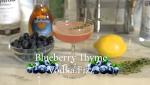 Blueberry Thyme Vodka Fizz