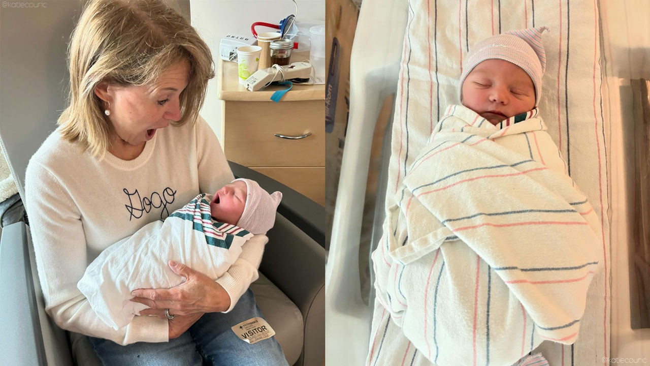 Katie Couric Becomes a Grandma