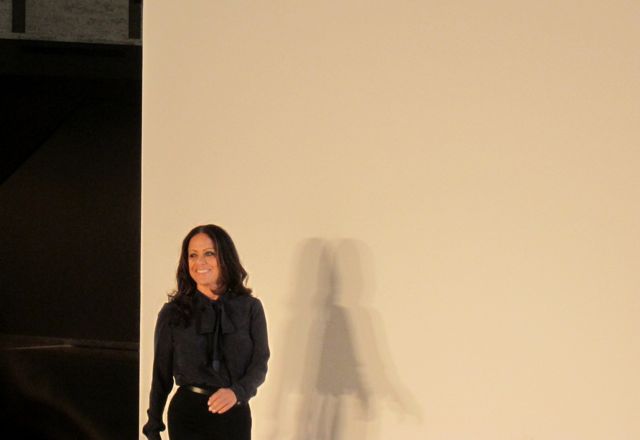 the designer makes her entrance the designer makes her entrance