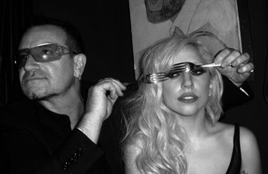 Bono_LadyGaga(c)MickRock-1 Bono_LadyGaga(c)MickRock-1