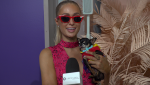 Paris Hilton and dog
