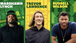 Marshawn Lynch, Russell Wilson, and Trevor Lawrence Autograph Their New Subway Sandwiches for Fans in LA 