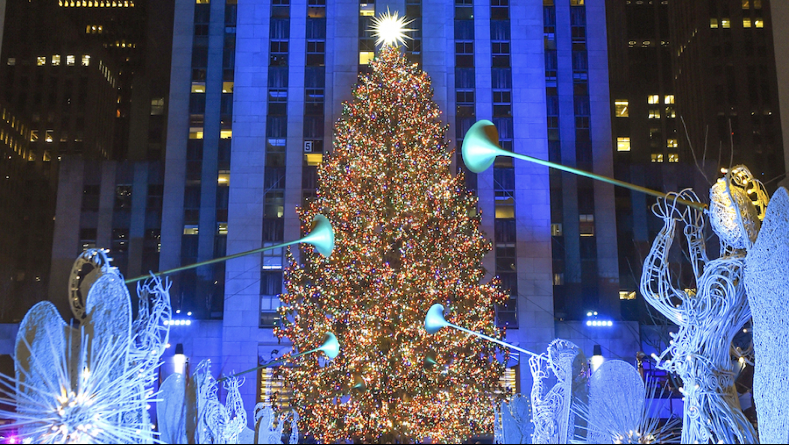 Rockefeller center tree lighting 2021 performers come from away