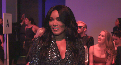 Angela Bassett Sparkles Front Row at Pamella Roland's Moroccan-Inspired Collection