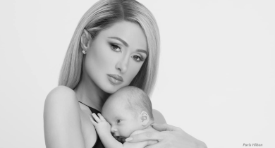 Paris Hilton with baby son Phoenix 