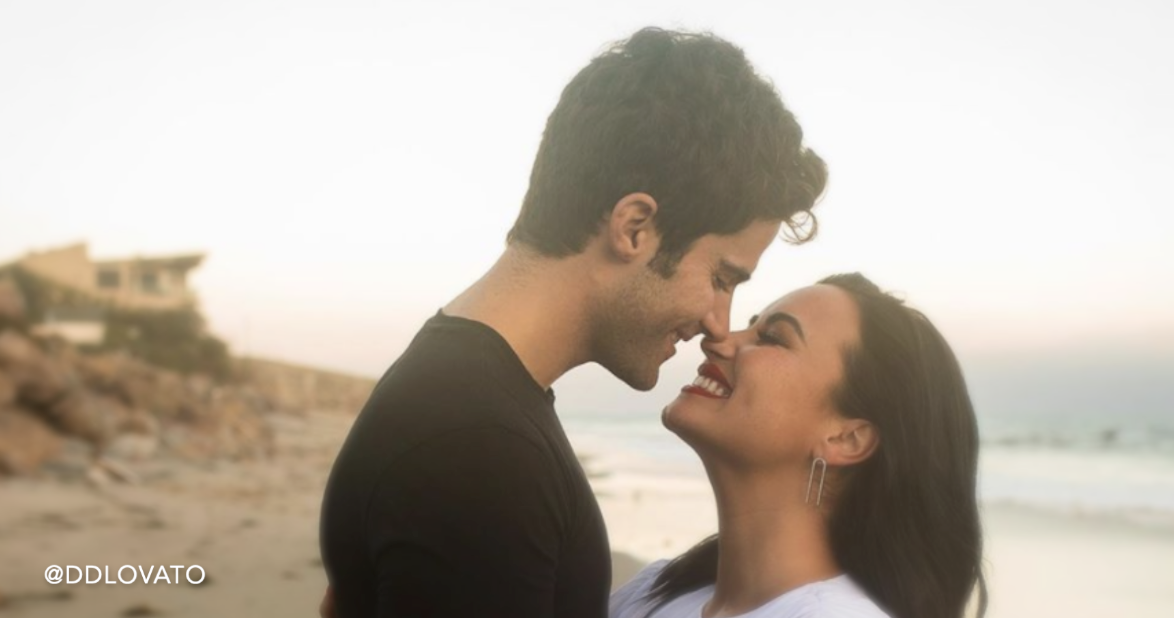 Demi Lovato and Max Ehrich's Romantic Beach Engagement 