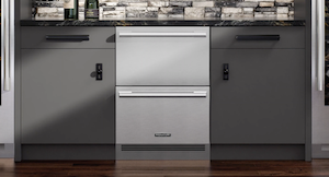  Signature Kitchen Suite under counter ‘convertible drawer’ fridge 