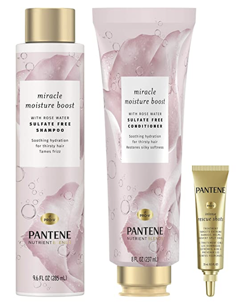 Pantene Miracle Moisture Collection with Rose Water