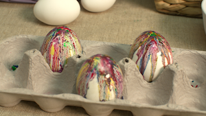 easter egg crayons