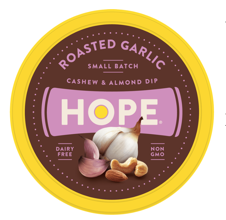 Hope Foods Cashew & Almond Dip Roasted Garlic
