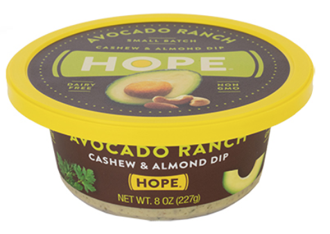 Hope Foods Cashew & Almond Dip Avocado Ranch