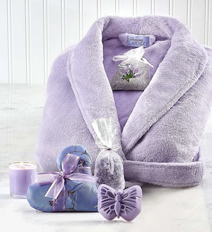 Sonoma Lavender Bath Gift Set With Robe 