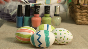 easter egg nail polish