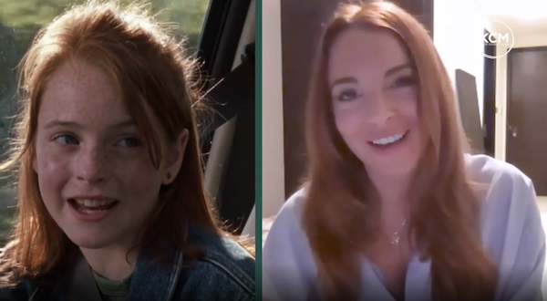 Lindsay Lohan then and now