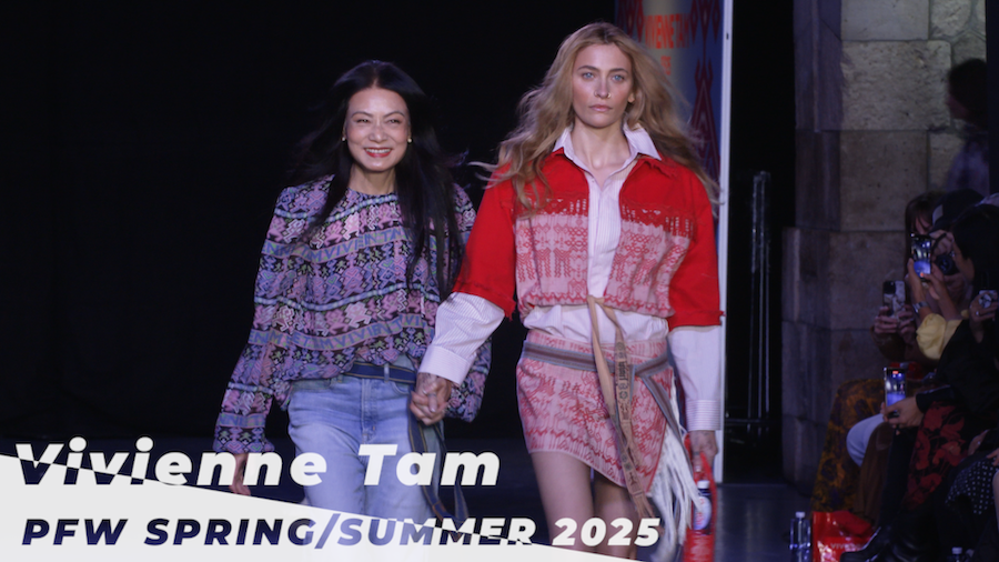 Paris Jackson Walks the Runway at Vivienne Tam's Spring/Summer 2025 PFW Show