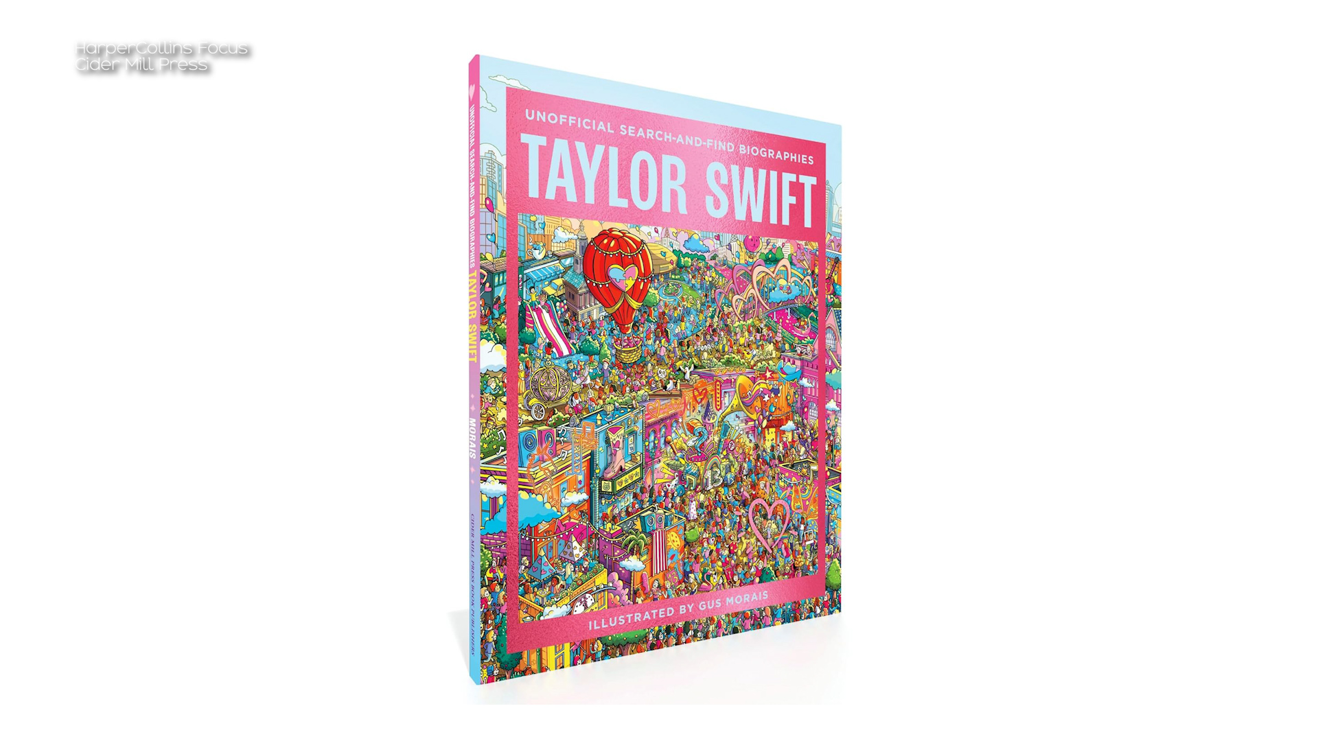 An Inside Look at Taylor Swift: Unofficial Search-and-Find Biographies Book with Illustrator Gus Morais