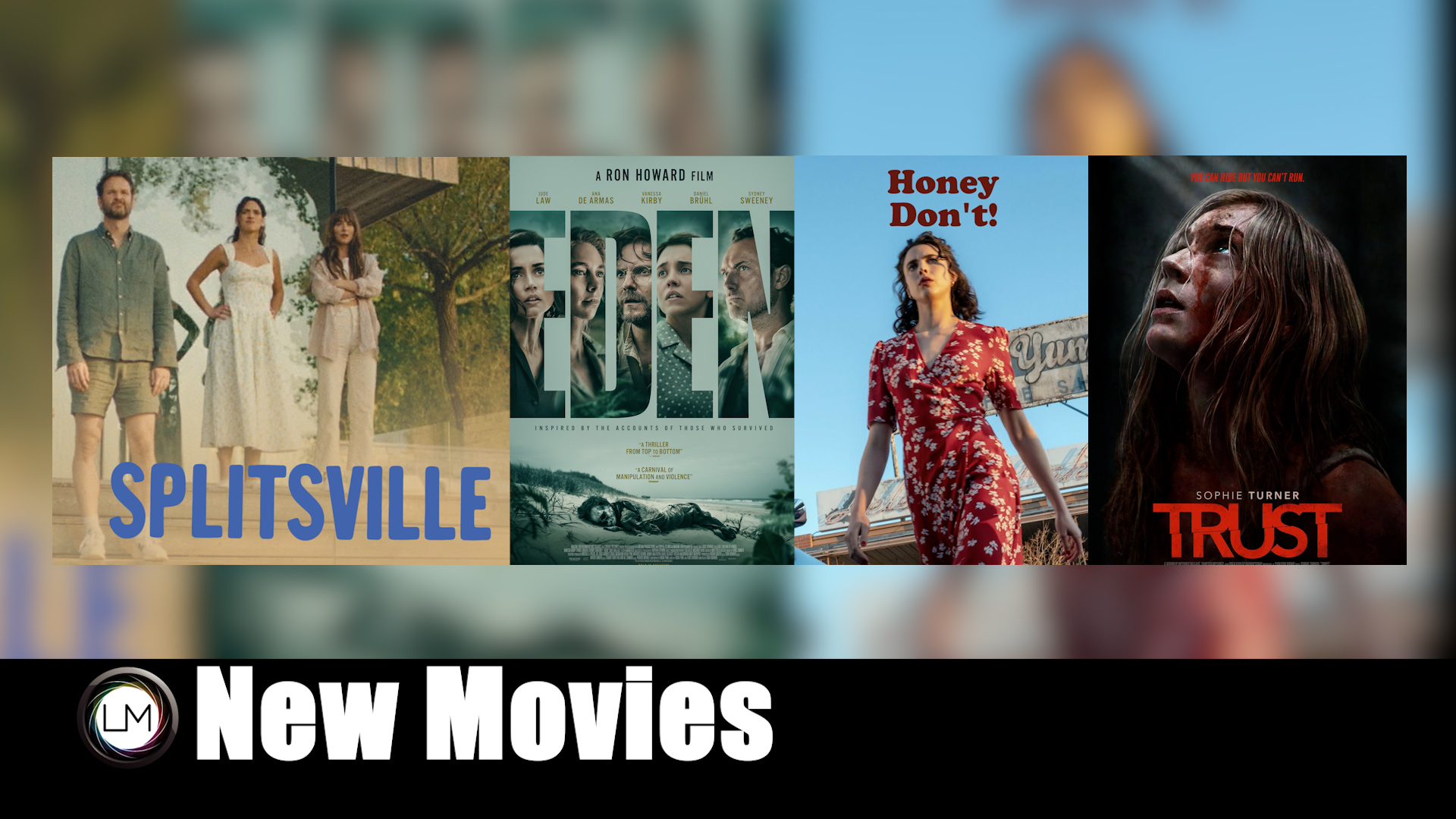 New Movies: Trust, Honey Don’t!, Splitsville, and Eden