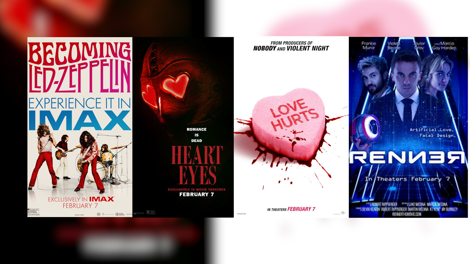 New Movies: Becoming Led Zeppelin, Heart Eyes, Love Hurts, and Renner