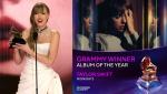 Taylor Swift sets new record for Album of the Year wins at the Grammys and announces new album