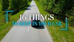 16 Things to Keep in Your Car