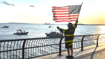FDNY Honors 9/11 Fallen by Swimming Around Manhattan