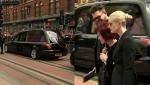 Ozzy Osbourne's family and fans mourn at his funeral in Birmingham