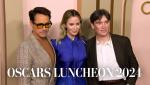 Emily Blunt, Robert Downey Jr., and Cillian Murphy at the Oscars Nominees Luncheon
