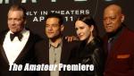Rami Malek, Laurence Fishburne, Rachel Brosnahan at World Premiere of Action Thriller, The Amateur 