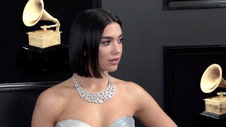 Dua Lipa at the Grammys 2019