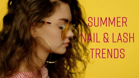 Spring’s Hottest Nail and Lash Trends