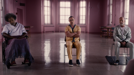 Glass, Bruce Willis, Samuel L. Jackson, James McAvoy
