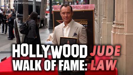 Jude Law Gets Star on the Hollywood Walk of Fame