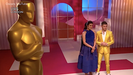 Nick Jonas and Priyanka Chopra Jonas announced the Oscar noms 