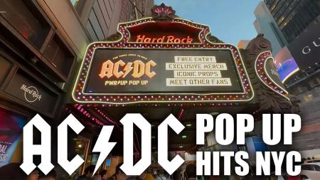 AC/DC Brings the PWR/UP Pop Up to Times Square Ahead of MetLife Stadium Show