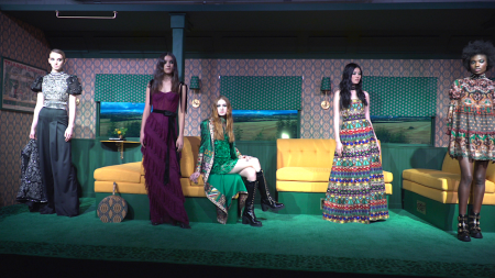 Alice + Olivia, Stacey BendetVictoria Justice, Katherine McNamara, Ava Michelle, fashion, nyfw, Tessa Hilton, new york fashion week, fall 2020, lifeminute, lifeminute.tv