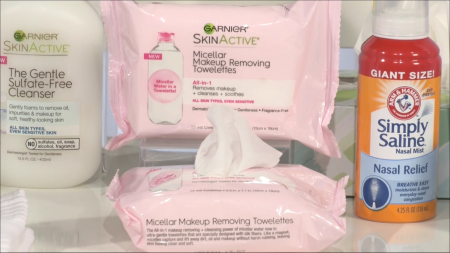 Garnier's Micellar Water Makeup Wipes