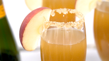 Apple Cider Mimosas