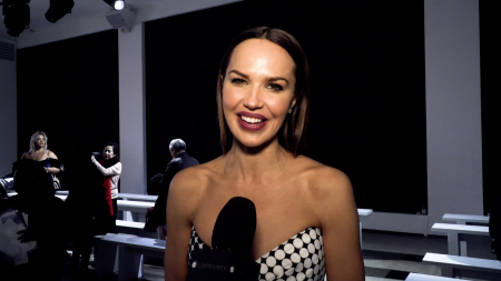 Arielle Kebbel, Lincoln Rhyme: Hunt for the Bone Collector, Amelia Sachs, Tadashi Shoji, NYFW, lifeminute.tv, lifeminute.tv