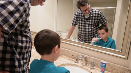 Back-to-School Brushing Routines, Vitality Rechargeable from Oral-B