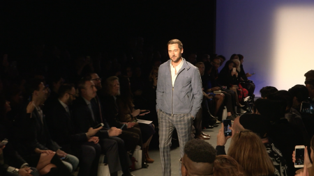 Blue Jacket Fashion Show