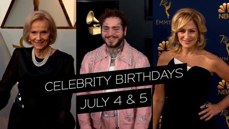 Celebrity Birthdays July 4-5: Eva Marie Saint, Post Malone, Edie Falco, RZA, and More