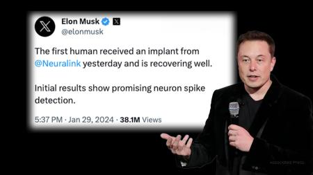 Elon Musk announces first implanted “brain chip” from company Neuralink 