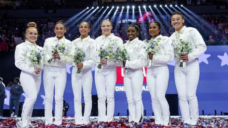 Women’s Olympic gymnastics team solidified for summer 2024 games in Paris, includes former champions Simone Biles and Suni Lee