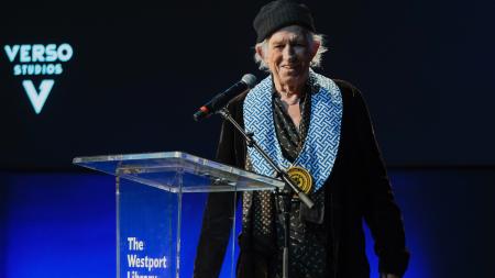 Keith Richards honored with the Connecticut Governor’s Award for Excellence in Westport, CT