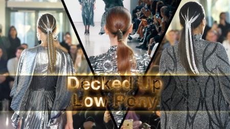 hair, hair trends, ponytail, hairstyle, hair trend, ponytail trend, Giovanni Vaccaro, Christian Siriano, Justine Marjan, decked up ponytair, new york fashion week, fall 2019, fall 2019 trends, lifeminute, lifeminute.tv