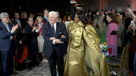 NYFW Fall 2023: Supermodel Beverly Johnson Took the Runway for Dennis Basso 40th Anniversary Collection