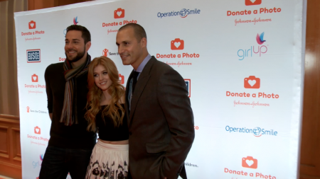 Zachary Levi, Nigel Barker and Katherine McNamara