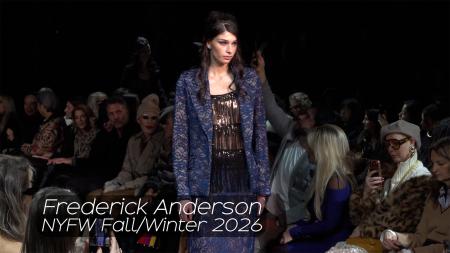 Frederick Anderson Celebrates Rugged Inner Strength While Channeling Amy Winehouse in His NYFW Fall 2026 Collection