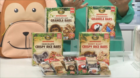 Envirokidz granola bars and crispy rice bars