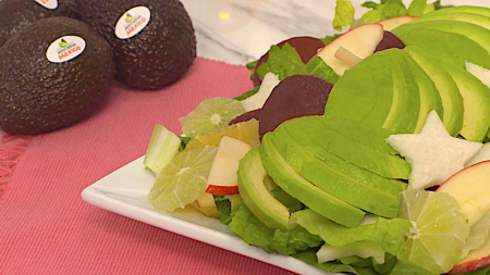 Christmas Salad with Avocados from Mexico